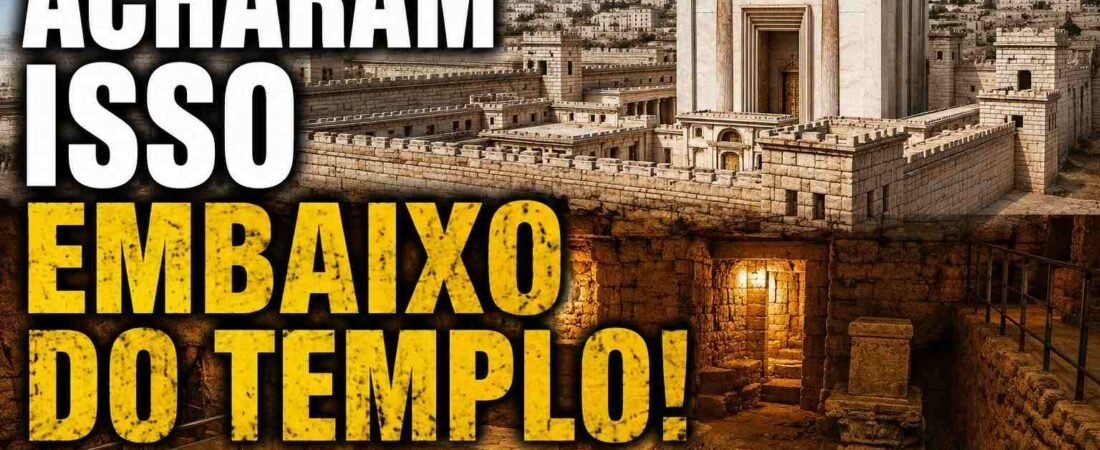 Acharam isso embaixo do Templo. Leia o artigo