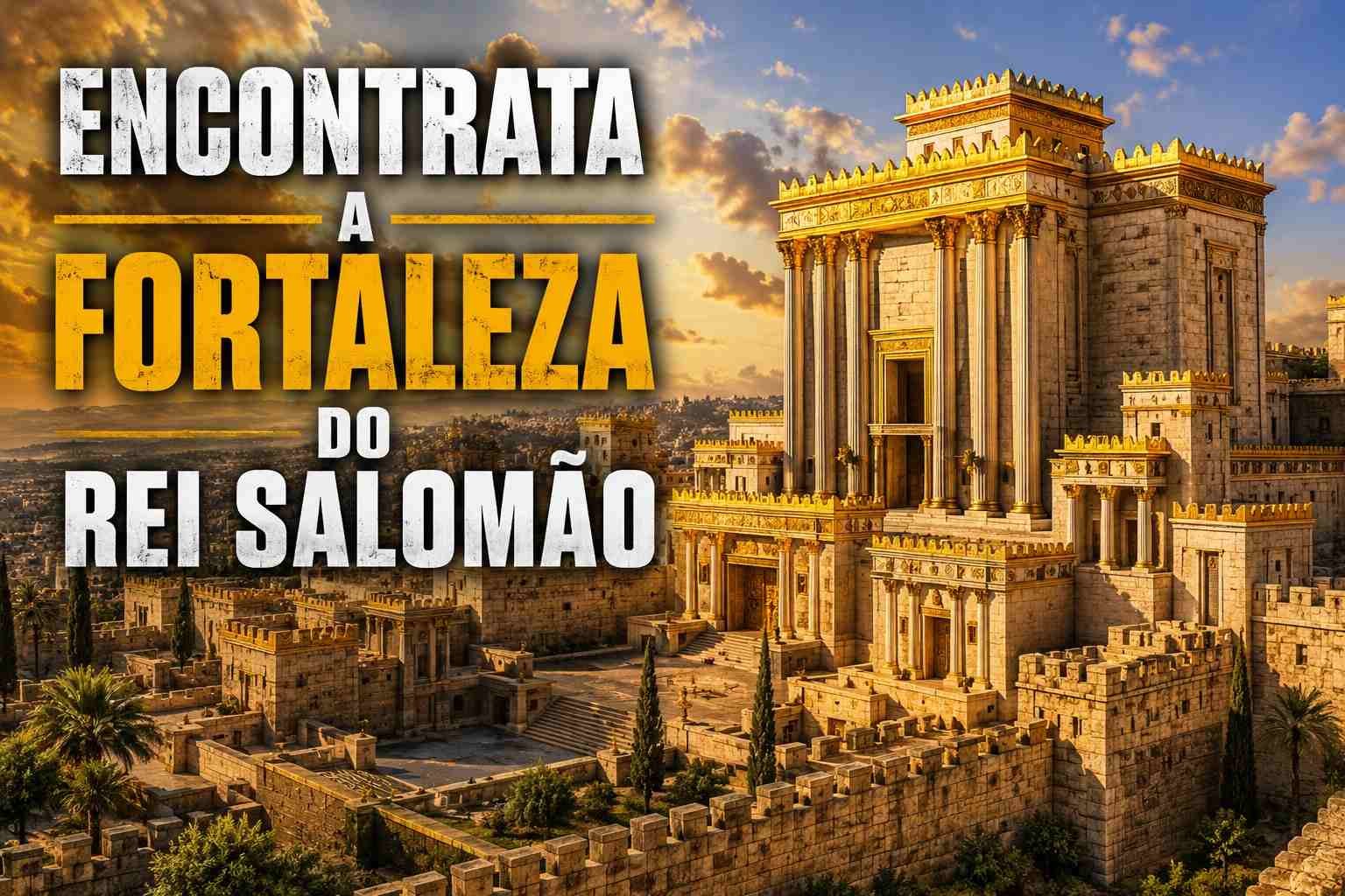 A Fortaleza do Rei Salomão: História, Arqueologia e os Mistérios de Israel. Leia o artigo
