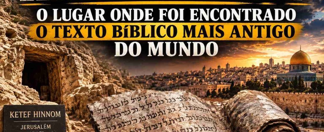 Ketef Hinnom: o lugar onde foi encontrado o texto bíblico mais antigo do mundo. Leia o artigo e veja o vídeo