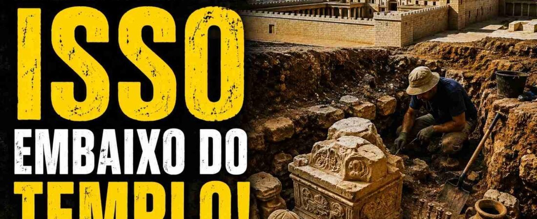 O Que Acharam Debaixo do Templo de Jerusalém? Leia o artigo e veja o vídeo