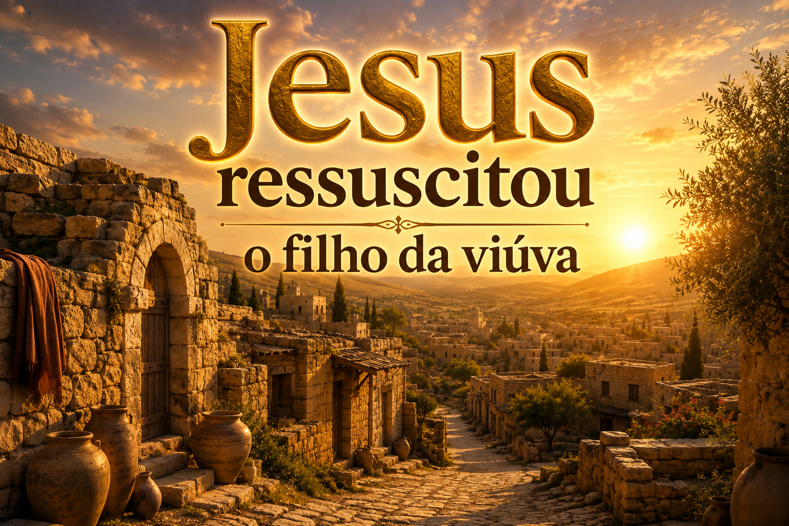 Jesus Ressuscitou o Filho da Viúva: O Milagre que Revelou o Poder e a Compaixão de Cristo. Leia o artigo