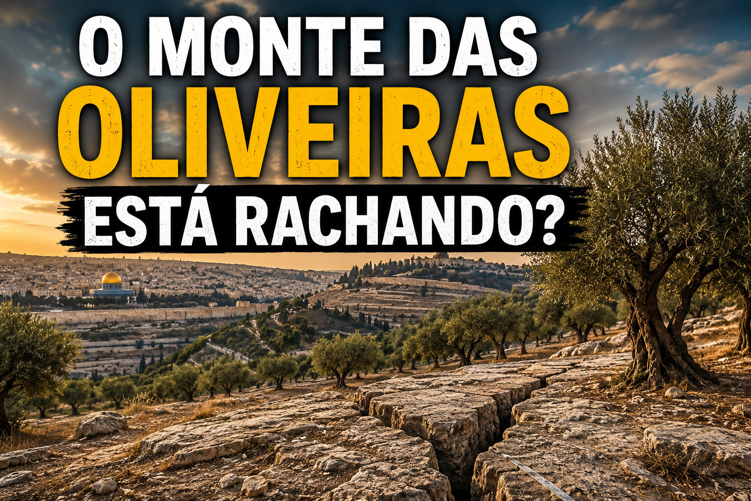 O Monte das Oliveiras Está Rachando? A Profecia de Zacarias Está se Cumprindo? Leia o artigo