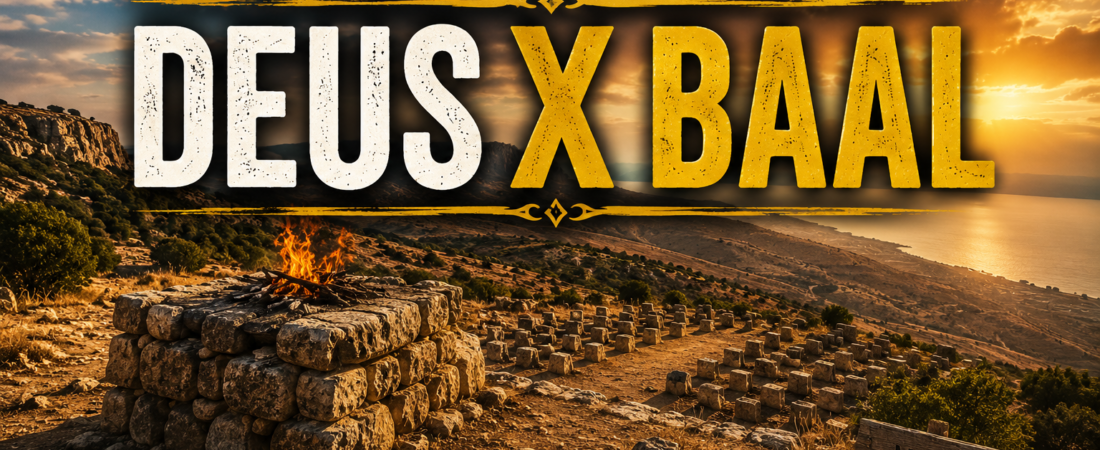 Lugar da Batalha Deus x Baal no Monte Carmelo: O Dia em que Deus Respondeu com Fogo. Leia o artigo