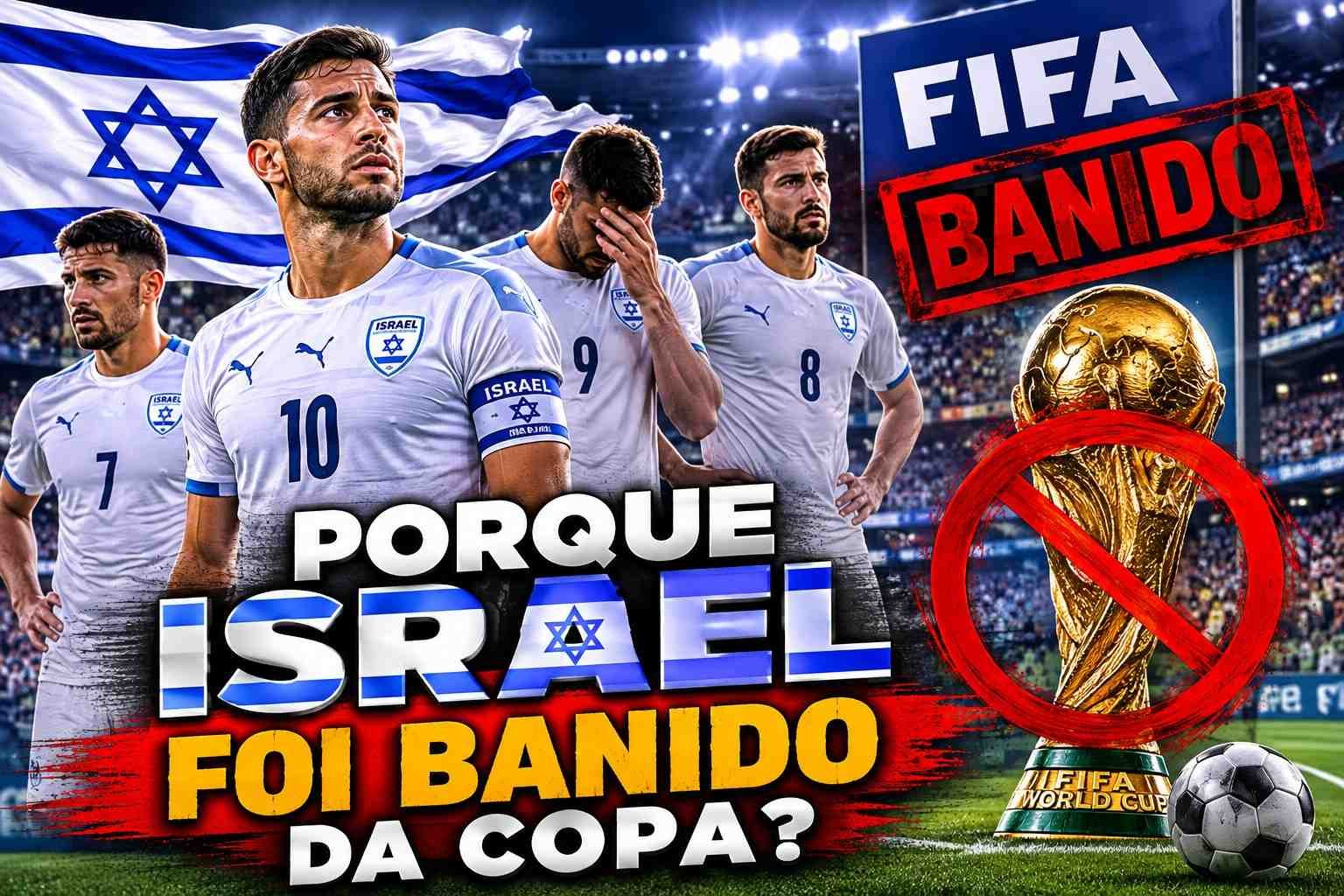 Israel foi banido da Copa do Mundo? Leia o artigo e veja o vídeo