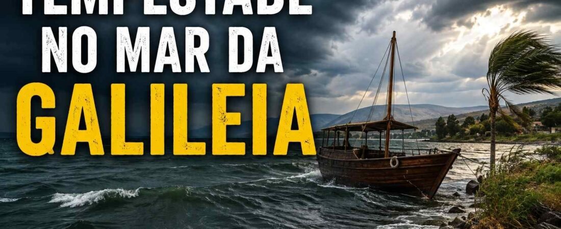 Tempestades no Mar da Galileia. Leia o artigo e veja o vídeo