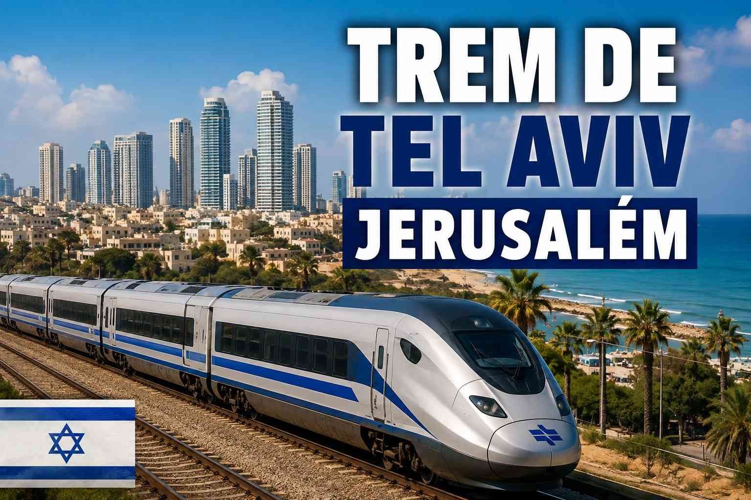 Trem de Tel Aviv para Jerusalém: Leia o artigo e veja o vídeo
