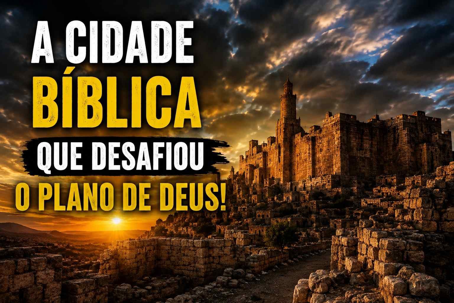 🇮🇱 YARMUTE: A CIDADE BÍBLICA QUE DESAFIOU O PLANO DE DEUS! Leia o artigo e veja o vídeo