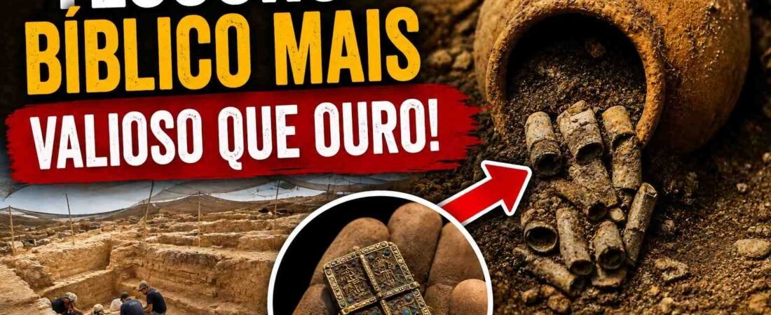 ESCAVAÇÕES REVELARAM UM TESOURO BELO! O Achado Surpreendente em Israel. Leia o artigo e veja o vídeo