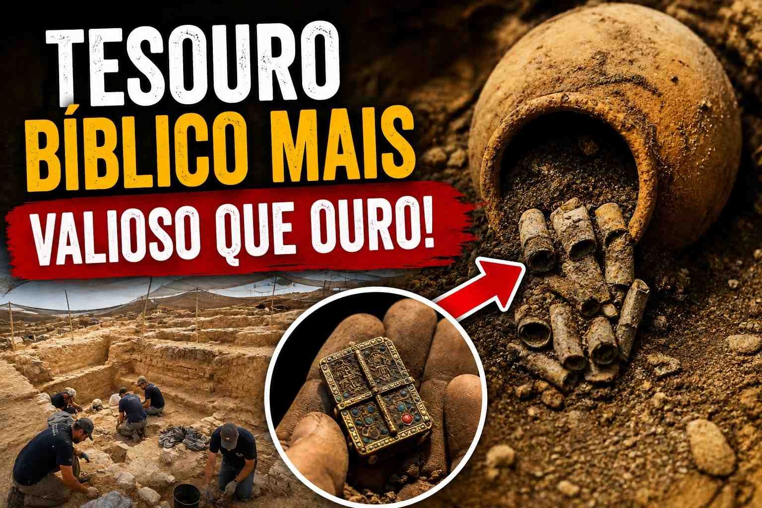 ESCAVAÇÕES REVELARAM UM TESOURO BELO! O Achado Surpreendente em Israel. Leia o artigo e veja o vídeo