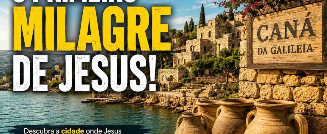 O Primeiro Milagre de Jesus! Leia o artigo e veja o vídeo
