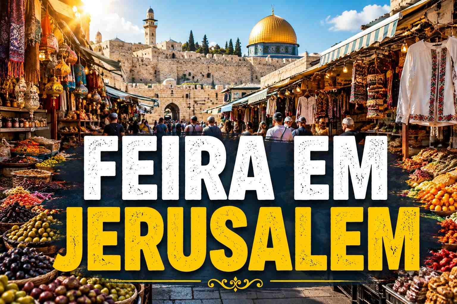 Feira em Jerusalém: Conheça o Mercado Mais Famoso de Israel e Sua História. Leia o artigo e veja o vídeo