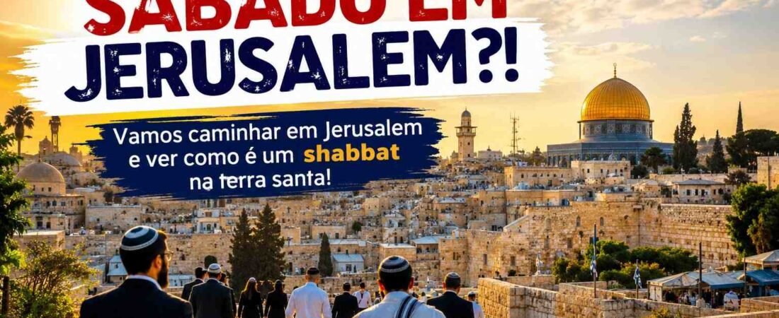 Como é um SÁBADO em Jerusalém?! Veja como é o Shabbat na Terra Santa